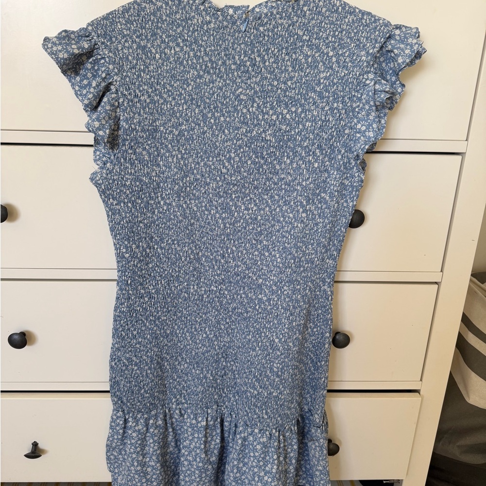 Love Riche Blue Textured Dress - Picture 2 of 5